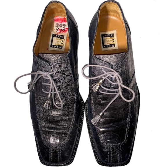 David Eden Other - EUC David Eden genuine ostrich Oxford dress shoe
